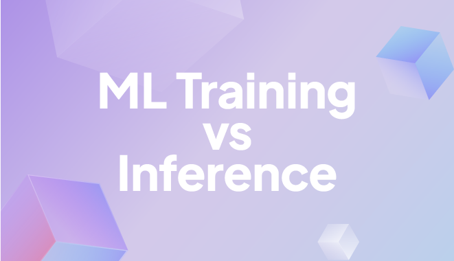 ML training vs inference by Neysa